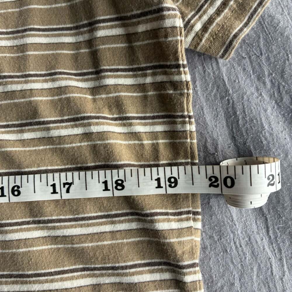 Volcom Men's Sylvan Striped Pocket T-Shirt Khaki - Picture 3 of 6